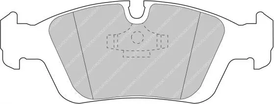FERODO FDS725 Front Brake Pads DS Performance for BMW 3 Series (E36) / Z3
