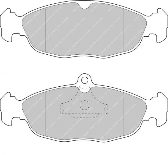 FERODO FDS732 Front Brake Pads DS Performance for OPEL Astra F / Corsa B / Vectra A