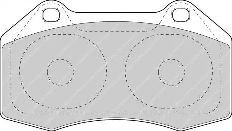 FERODO FDS1667 Front Brake Pads DS Performance for RENAULT Clio RS
