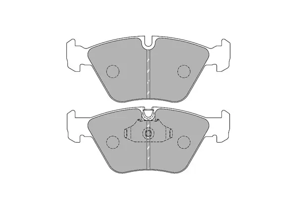 FERODO FCP1073W Front Brake Pads DS1.11 for BMW 3 Series (E46) / 5 Series (E39) / X3 (E83) / Z4