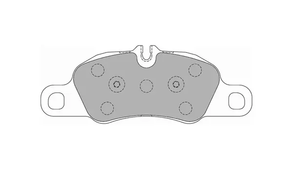 FERODO FCP4805W Front Brake Pads DS1.11 for PORSCHE 718 Cayman 2.5 GTS / S 2.5 (982) / 911 Carrera
