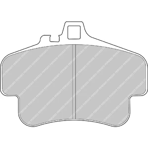 FERODO FRP3051W Front Brake Pads DS1.11 for PORSCHE 911 GT3 / GT2 / Turbo (996) / Cayman
