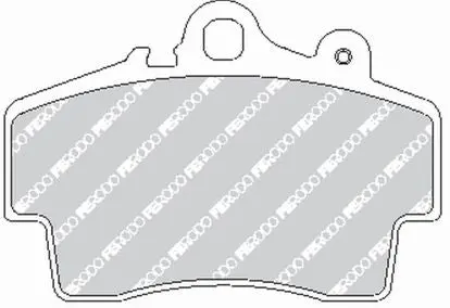 FERODO FCP1307W Front Brake Pads DS1.11 for PORSCHE Cayman (987) / Boxster