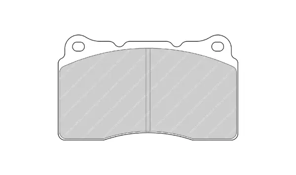 FERODO FRP3067W Front Brake Pads DS1.11 for SUBARU Impreza WRX STI (GR / GH / G3) / TESLA Model