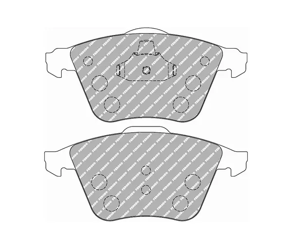 FERODO FCP4223H Front Brake Pads DS2500 for AUDI A3 (8P) / TT (8J) / VW Golf R / Golf Gti