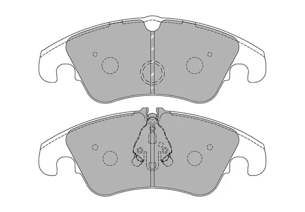 FERODO FCP4044H Front Brake Pads DS2500 for AUDI A4 (B8) / A5