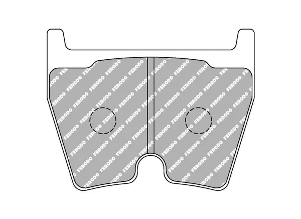 FERODO FCP1664H Front Brake Pads DS2500 for AUDI R8 / TT RS / LAMBORGHINI Gallardo / Murcielago