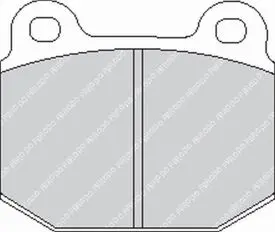 FERODO FCP116H Front Brake Pads DS2500 for BMW 3 Series