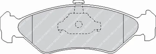 FERODO FCP1082H Front Brake Pads DS2500 for FORD Fiesta