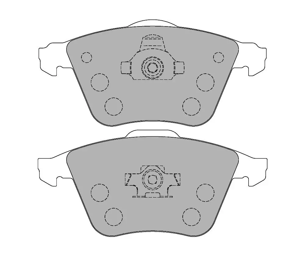FERODO FCP1706H Front Brake Pads DS2500 for FORD Focus ST