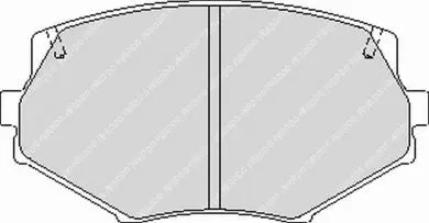 FERODO FCP1011H Front Brake Pads DS2500 for MAZDA MX-5 (NA / NB) 1990-2005