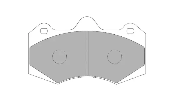 FERODO FRP3084H Front Brake Pads DS2500 for MCLAREN 570 GT / 570 S / 650 LT /