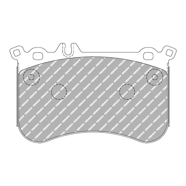 FERODO FCP4806H Front Brake Pads DS2500 for MERCEDES-BENZ A 45 AMG (W176) / CLA 45 AMG (C117) / GLA 45 AMG