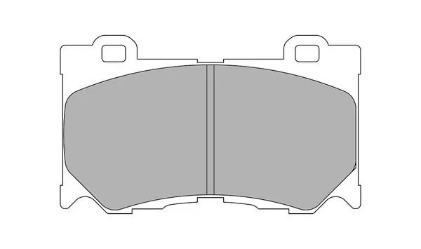 FERODO FCP4172H Front Brake Pads DS2500 for NISSAN 370Z / INFINITI FX50