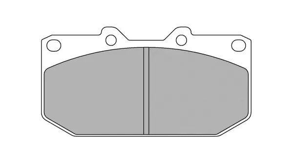FERODO FCP986H Front Brake Pads DS2500 for NISSAN Skyline GTS (R32 / R33) / SUBARU Impreza WRX (GD / GG)