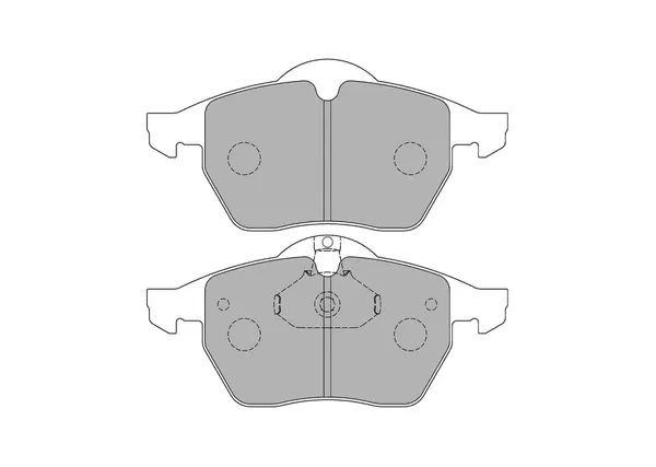 FERODO FCP1068H Front Brake Pads DS2500 for OPEL Astra G OPC 2000-2005