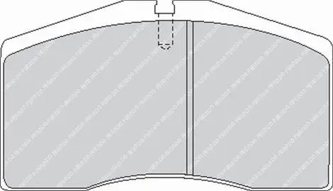 FERODO FCP891H Front Brake Pads DS2500 for PORSCHE 911 Turbo GT2 / Turbo GT2 4 / Turbo 4
