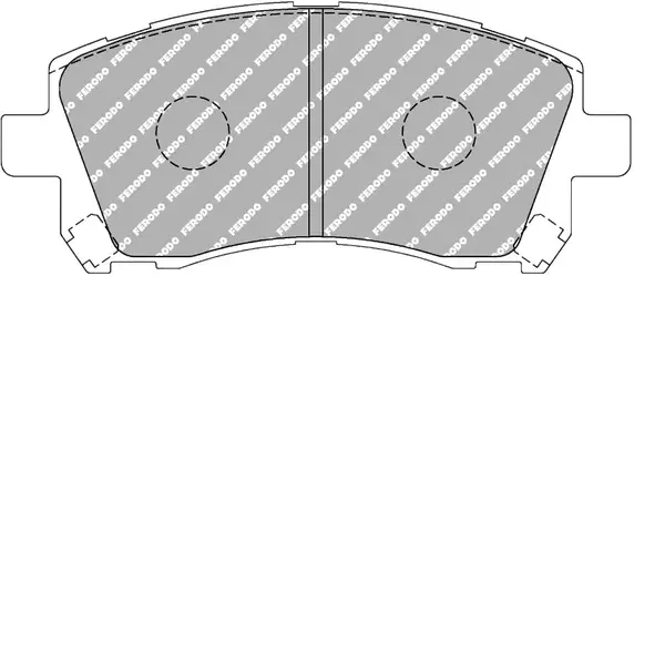 FERODO FCP1327H Front Brake Pads DS2500 for SUBARU Impreza (GC) / Legacy (BE / BH) / Outback (BL / BP)