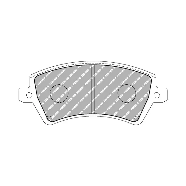 FERODO FCP1573H Front Brake Pads DS2500 for TOYOTA Corolla 2002-2006