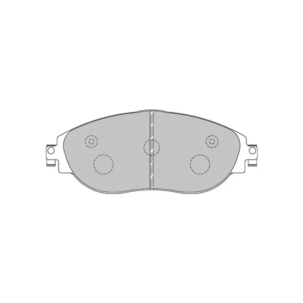 FERODO FCP4425H Front Brake Pads DS2500 for VW Golf GTI / R / Clubsport (Mk7) / AUDI S3