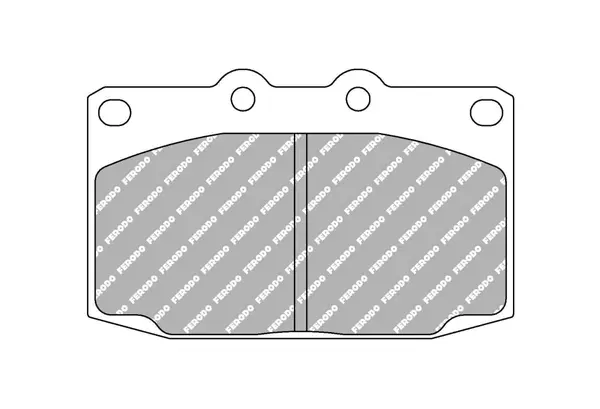 FERODO FCP483R Front Brake Pads DS3000 for MAZDA RX-7