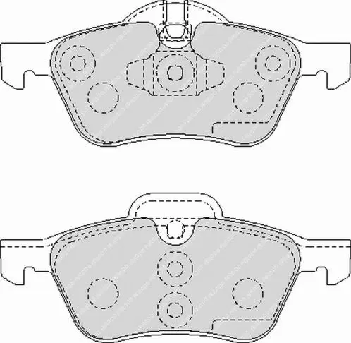 FERODO FCP1499R Front Brake Pads DS3000 for MINI Cooper