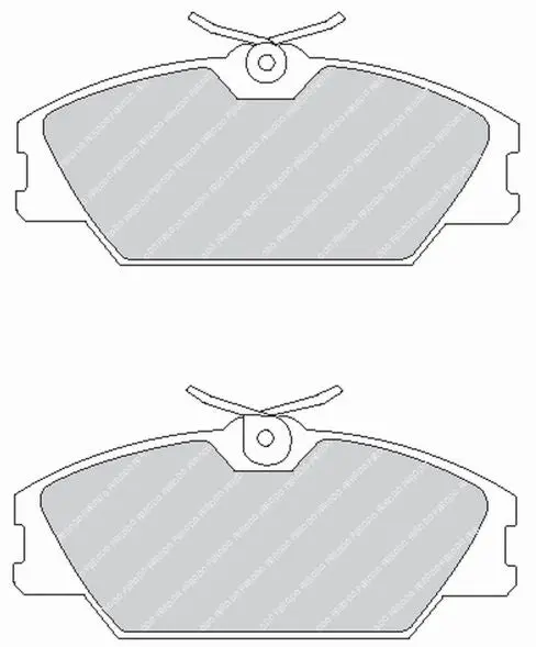 FERODO FCP406R Front Brake Pads DS3000 for RENAULT Clio II 2.0i RS