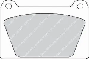 FERODO FCP840R Front Brake Pads DS3000 for ROVER Metro / RELIANT Scimitar