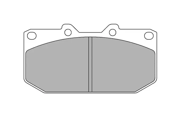 FERODO FCP986Z Front Brake Pads DSUNO for NISSAN Skyline GTS (R32 / R33) / SUBARU Impreza WRX (GD / GG)