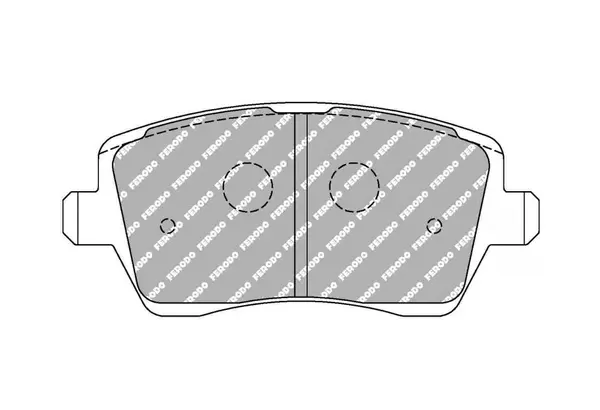 FERODO FCP1617Z Front Brake Pads DSUNO for RENAULT CLIO IV Grandtour