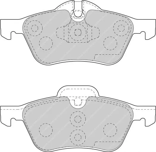 FERODO FDS1499 Front Brake Pads for MINI Cooper