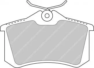 FERODO FDS1083 Rear Brake Pads DS Performance for AUDI A3 (8P) / A4 (B5) / A6 (C5) / VW Golf