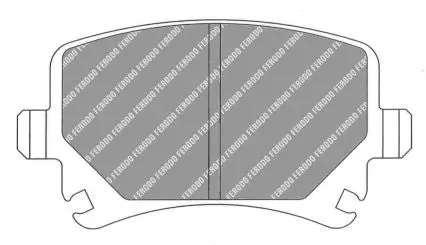 FERODO FDS1636 Rear Brake Pads DS Performance for AUDI A3 (8P) / A4 (B7) / TT (8J) / VW Golf GTI / Golf R
