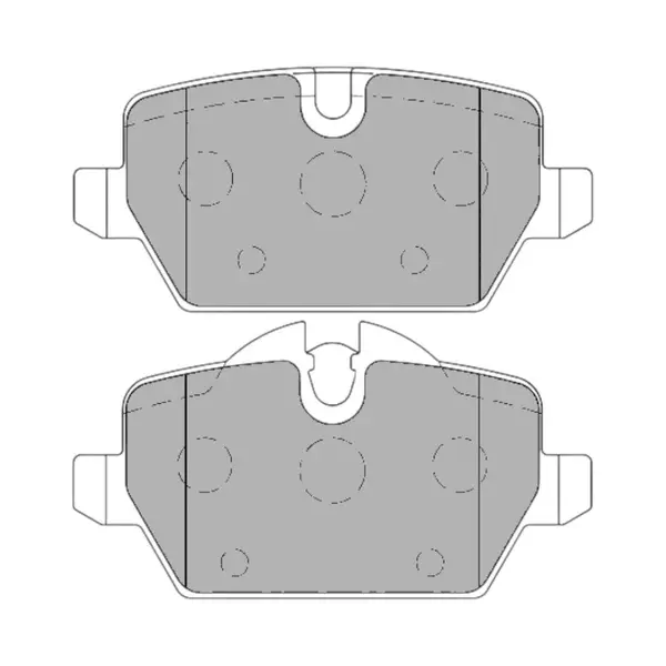 FERODO FDS1806 Rear Brake Pads DS Performance for BMW 318i / 320i (E90) / 118i / 120i