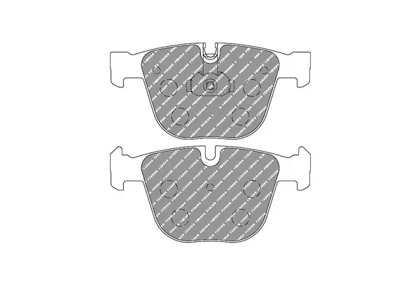 FERODO FCP1672W Rear Brake Pads DS1.11 for BMW M3 (E92) / M5
