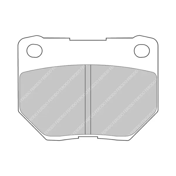 FERODO FCP1372X Rear Brake Pads DS2.11 for SUBARU Impreza WRX (GD / GG) 2001-2007