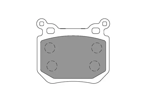 FERODO FCP4217H Rear Brake Pads DS2500 for BMW M1