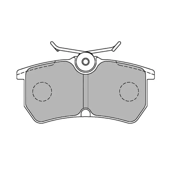 FERODO FCP1319H Rear Brake Pads DS2500 for FORD Fiesta ST (Mk5) / Focus RS