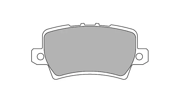 FERODO FCP1862H Rear Brake Pads DS2500 for HONDA Civic 8 Type-R