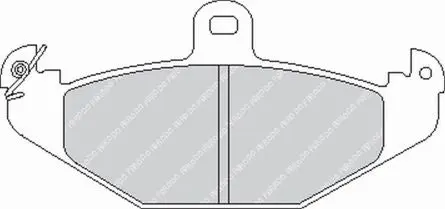 FERODO FCP1560H Rear Brake Pads DS2500 for LOTUS Exige / Elise