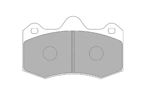 FERODO FRP3083H Rear Brake Pads DS2500 for MCLAREN 570 GT / 570 S / 650 LT /