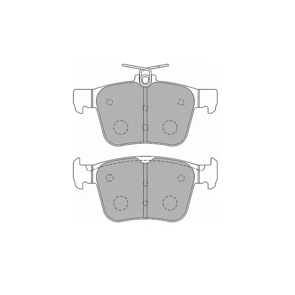 FERODO FCP4697H Rear Brake Pads DS2500 for VW Golf R / GTI / GTI Clubsport (Mk7) / AUDI RS3 (8V) / TT RS