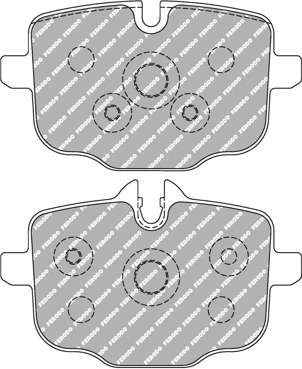 FERODO FCP4381G Rear Brake Pads DS3.12 for BMW M3 (G80) / M4 (G82) / M5