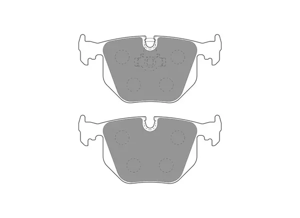 FERODO FCP1483R Rear Brake Pads DS3000 for BMW M3 (E46) / M5 (E34 / E39) / X3 (E83) / X5 (E53) / Z8