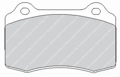 FERODO FCP721R Rear Brake Pads DS3000 for CHEVROLET Camaro Coupe