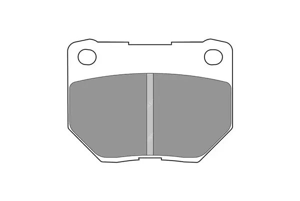 FERODO FCP1372R Rear Brake Pads DS3000 for SUBARU Impreza WRX (GD / GG) 2001-2007