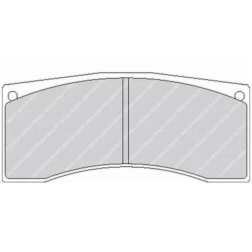 FERODO FRP3029Z Rear Brake Pads DSUNO for LAMBORGHINI Huracan GT3 EVO2 / ASTON MARTIN DBRS9 GT2