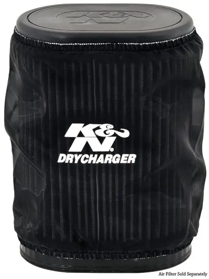 K&N YA-7008DK Air Filter Wrap DRYCHARGER Wrap; YA-7008, BLACK