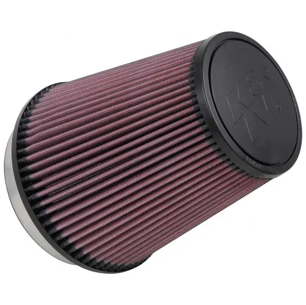 K&N RU-2800 Clamp-On Air Filter 5"FLG, 6-1/2"B, 4-3/8"T, 7"H Universal
