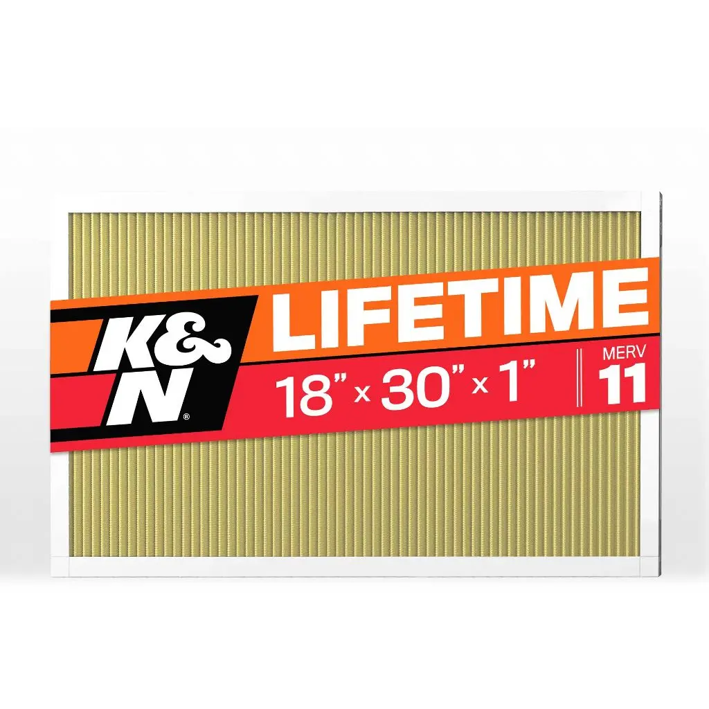 K&N HVC-11830 HVAC Filter 18 x 30 x 1 MERV
